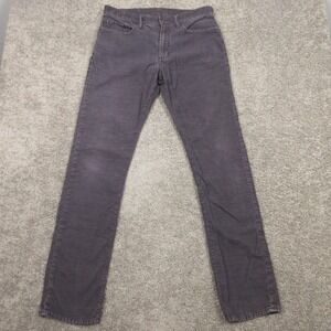 Gap Pants Mens 32x34 Gray Corduroy 5 Pocket Chino Outdoor Barn Chore Faded Work